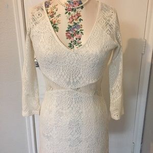 White lace dress